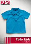polo kids biru turkis