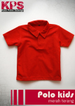 polo kids merah terang