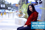 jumper maroon
