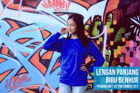 lengan panjang biru benhur