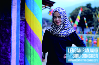 lengan panjang biru dongker