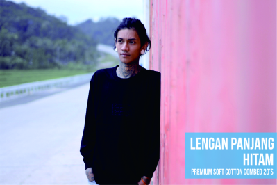 lengan panjang hitam