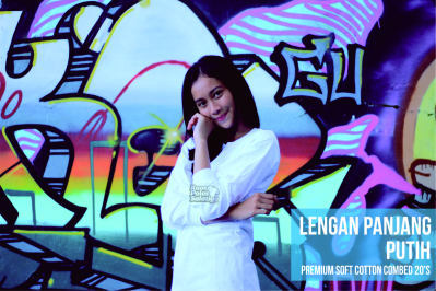 lengan panjang putih