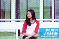 raglan merah putih