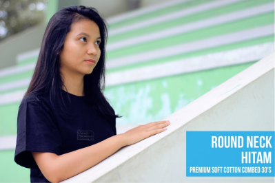 ROUND NECK 30'S HITAM