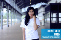 ROUND NECK 30'S PUTIH