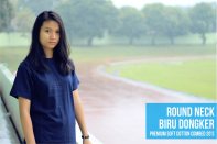 round neck biru dongker