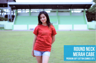 round neck merah cabe