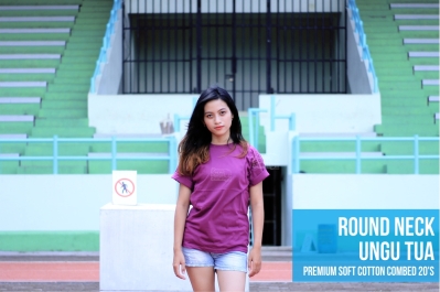 round neck ungu tua