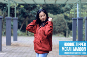 zipper maroon