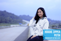 ZIPPER PUTIH